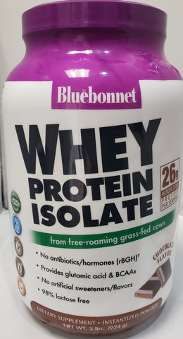 Bluebonnet Chocolate Whey Protein Isolate 100% Natural