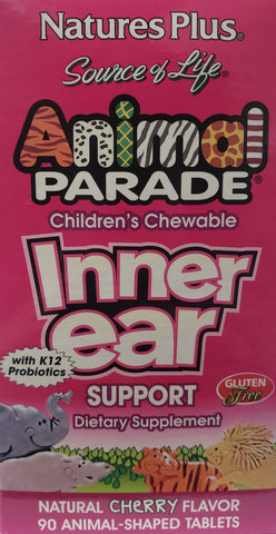 Animal Parade Children's Chewable Inner Ear support 90 Chewables