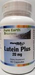 Pure Earth Nutrients Lutein Plus 20 mg  60 capsules