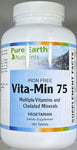 Pure Earth Nutrients Vita-Min 75 -Iron Free 90 Tablets