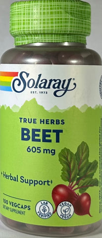 Solaray True Herbs Beet 605 mg  100 VegCaps