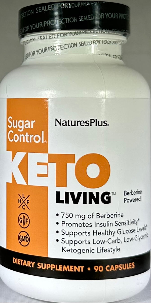 Nature's Plus® Keto Living™ Sugar Control 90 Capsules – Great