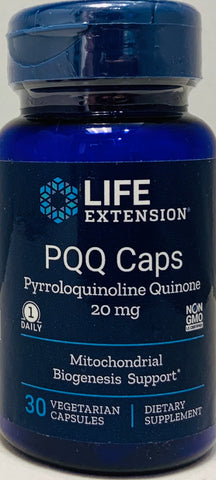 Life Extension PQQ Caps 20 mg  30 vegetarian Capsules