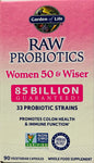 Garden of Life Raw Probiotics Women 50 & Wiser  90 Vegetarian Capsules