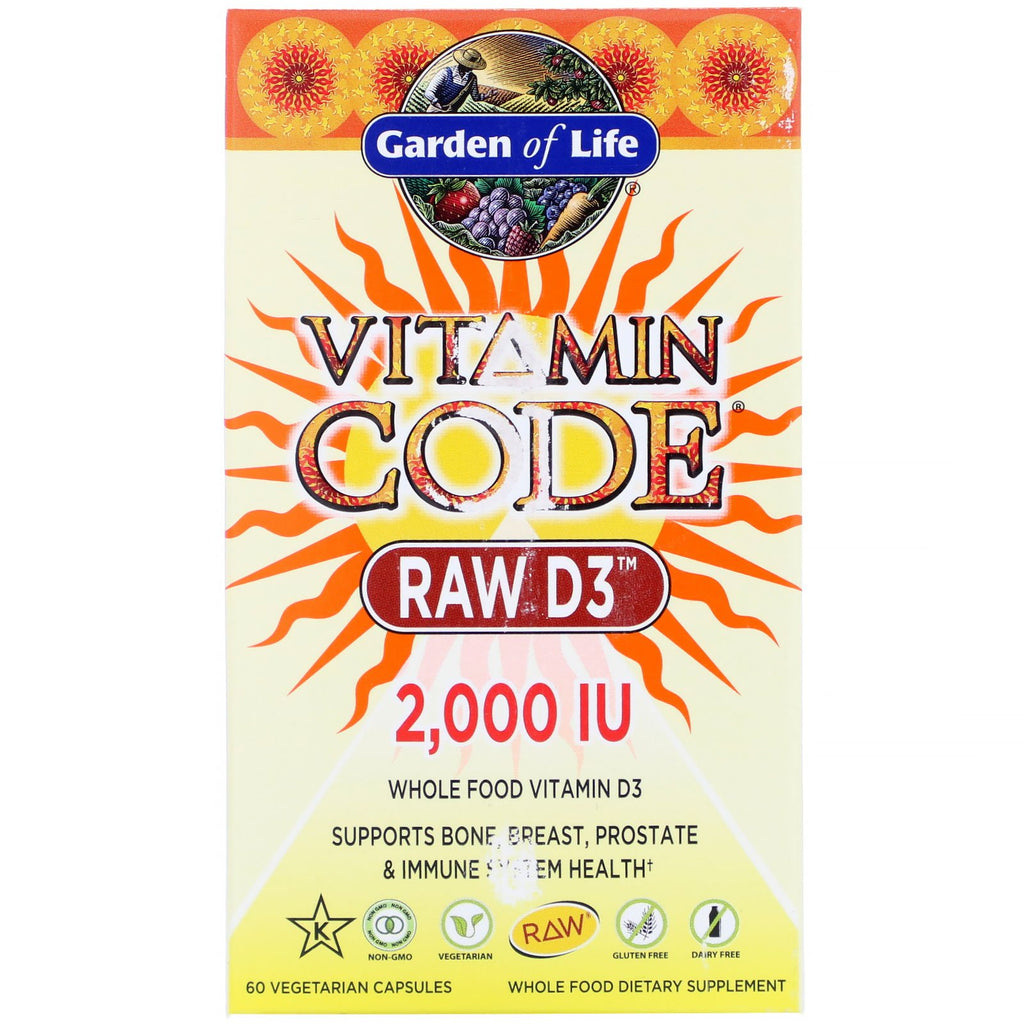 Garden Of Life Vitamin Code Raw D3