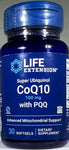 Life Extension Super Ubiquinol CoQ10 with PQQ 100 mg  30 softgels
