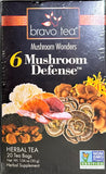 Bravo Tea 6 Mushroom Defense 20 Tea Bags