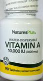 NaturesPlus Vitamin A 10,000IU 90 tablets