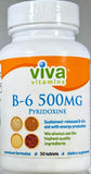 Viva B-6 500 mg  50 Tablets (Time Release)