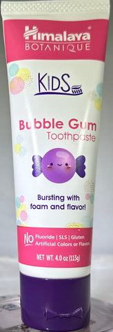 Bubble Gum Toothpaste 4 oz tube