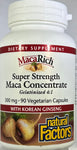 MacaRich® Super Strength Maca Concentrate 500 mg  90 Vegetarian Capsules