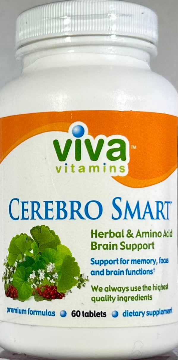 Viva Cerebro Smart 60 Tablets Great Earth Vitamins & Wellness Center