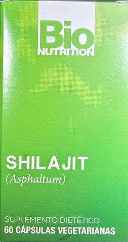 Bio Nutrition Shilajit 500mg 60 vegetarian capsules