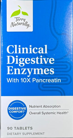 Terry Naturally Clinical Digestive Enzymes 90 Tablets