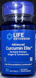Life Extension Curcumin Elite™ Turmeric Extract, Ginger & Turmerones  30 Softgels