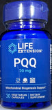 Life Extension PQQ Caps 20 mg  30 vegetarian Capsules