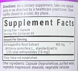Bluebonnet Ashwagandha Root Extract 60 Vegetable Capsules