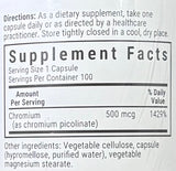 Bluebonnet Chromium Picolinate 500 mcg   100 Vegetable Capsules