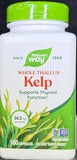 Nature's Way Kelp Whole Thallus 600 mg  180 Vegan Capsules