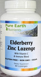 Pure Earth Elderberry Zinc Lozenge 60 Lozenges