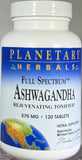 Planetary Herbals Ashwagandha Full Spectrun 120 tablets