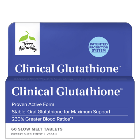 Terry Naturally Clinical Glutathione™  60 Slow Melt Tablets