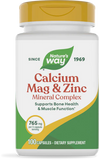 Nature's Way Calcium Mag & Zinc  100 Capsules