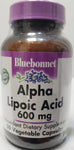 Bluebonnet Alpha Lipoic Acid 600 mg  30 Vegetable Capsules