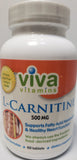 Viva L-Carnitine 500 mg   60 capsules