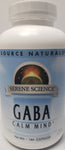 Source Naturals Serene Science® GABA  750 mg  180 Capsules