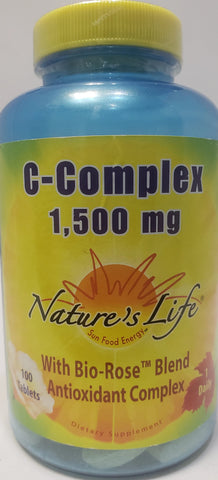 Nature's Life C-Complex 1,500 MG  100 tablets