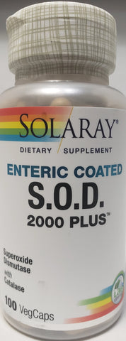 Solaray SOD 2000 Plus  100 VegCaps