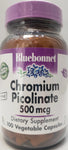 Bluebonnet Chromium Picolinate 500 mcg   100 Vegetable Capsules