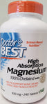 Doctor's Best Magnesium 100% Chelated 100 mg