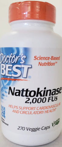 Doctor's Best Nattokinase, 2,000 FUs