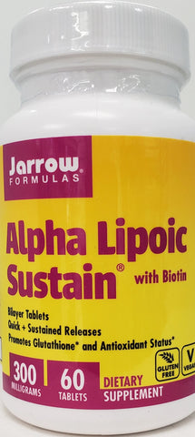 Jarrow Alpha Lipoic Sustain  300 mg 60 tablets