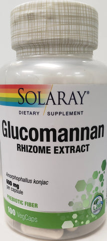 Solaray Glucomannan 600 mg  100 VegCaps