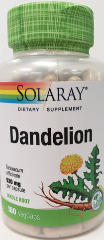 Solaray Dandelion 520 mg  180 VegCaps
