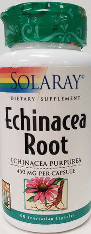 Solaray Echinacea Root 450 mg  100 VegCaps