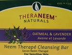 TheraNeem Oatmeal & Lavender Therapé Cleansing Bar 4 oz