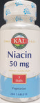 Kal Niacin 50 mg  200 Tablets