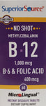 Superior Source B-12 B-6 & Folic Acid