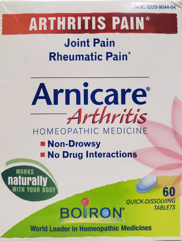 Boiron Arnicare Arthritis  60 Quick-Dissolving Tablets