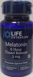 Life Extension Melatonin 6 Hour Timed Release   60 Vegetarian Capsules