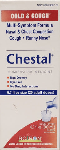 Boiron Chestal Adult Cold & Cough  6.7 fl oz