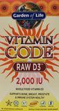 Vitamin Code RAW D3 2,000 IU