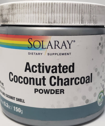 Solaray Activated Coconut Charcoal Powder 5.3 oz