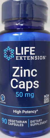 Life Extension Zinc 50 mg  90 vegetarian capsules