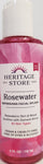 Heritage Rosewater w/Atomizer  4 fl oz