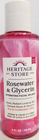 Heritage Rosewater & Glycerin w/Atomizer  4 fl oz